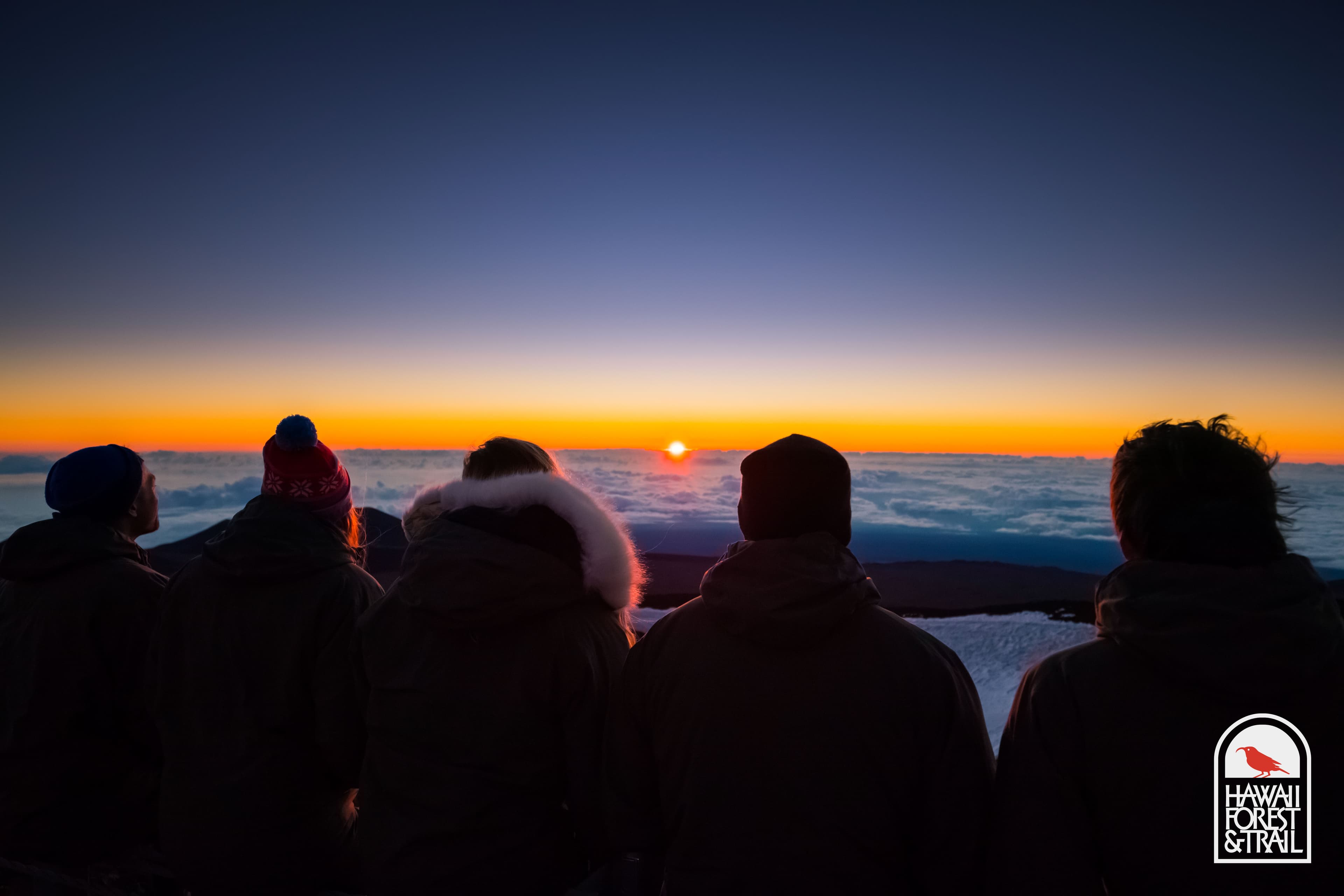 Mauna Kea observatory under the night sky